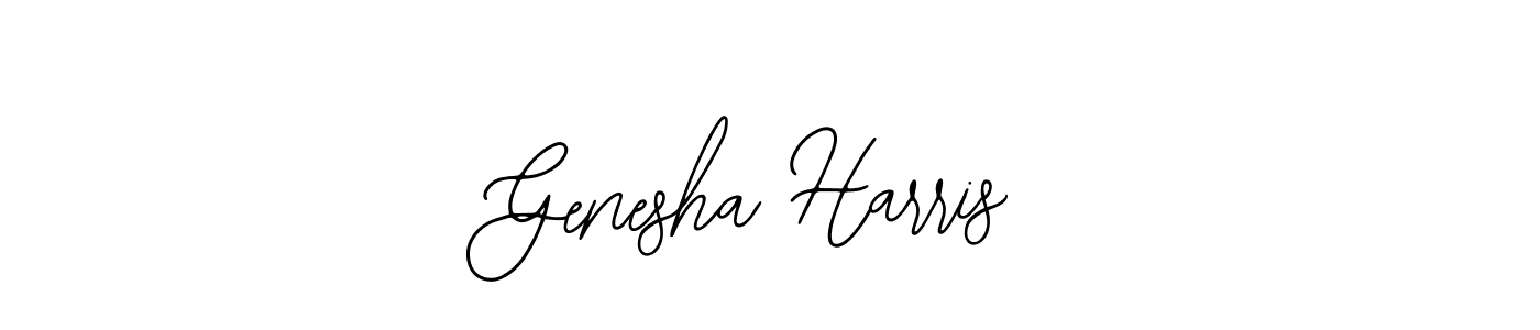 It looks lik you need a new signature style for name Genesha Harris. Design unique handwritten (Bearetta-2O07w) signature with our free signature maker in just a few clicks. Genesha Harris signature style 12 images and pictures png