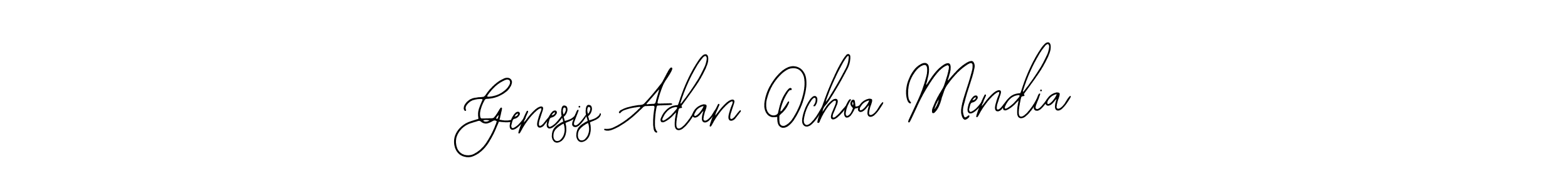 This is the best signature style for the Genesis Adan Ochoa Mendia name. Also you like these signature font (Bearetta-2O07w). Mix name signature. Genesis Adan Ochoa Mendia signature style 12 images and pictures png