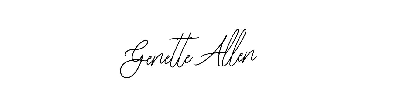 This is the best signature style for the Genette Allen name. Also you like these signature font (Bearetta-2O07w). Mix name signature. Genette Allen signature style 12 images and pictures png
