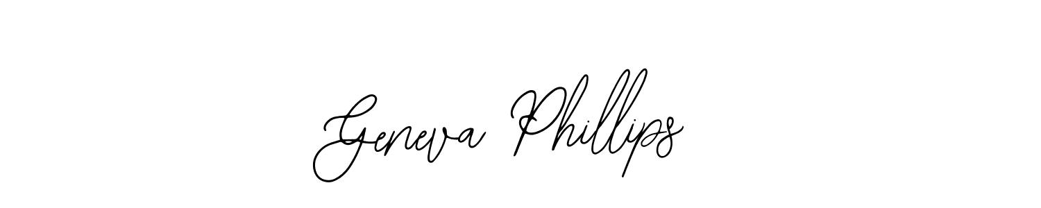 Also You can easily find your signature by using the search form. We will create Geneva Phillips name handwritten signature images for you free of cost using Bearetta-2O07w sign style. Geneva Phillips signature style 12 images and pictures png