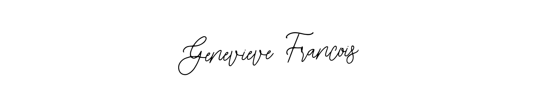 Similarly Bearetta-2O07w is the best handwritten signature design. Signature creator online .You can use it as an online autograph creator for name Genevieve Francois. Genevieve Francois signature style 12 images and pictures png