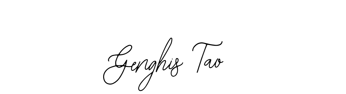 Also we have Genghis Tao name is the best signature style. Create professional handwritten signature collection using Bearetta-2O07w autograph style. Genghis Tao signature style 12 images and pictures png