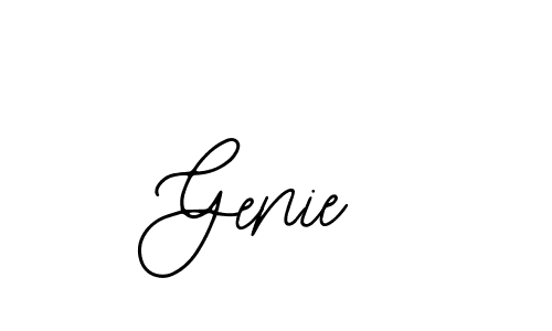 if you are searching for the best signature style for your name Genie. so please give up your signature search. here we have designed multiple signature styles  using Bearetta-2O07w. Genie signature style 12 images and pictures png