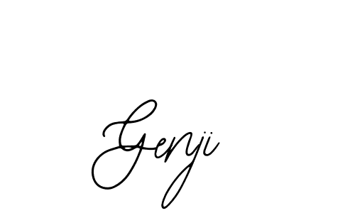 Bearetta-2O07w is a professional signature style that is perfect for those who want to add a touch of class to their signature. It is also a great choice for those who want to make their signature more unique. Get Genji name to fancy signature for free. Genji signature style 12 images and pictures png