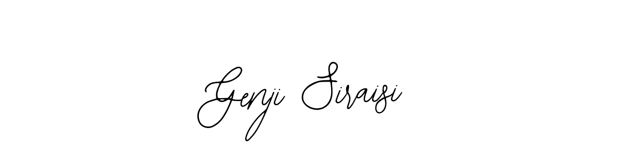 It looks lik you need a new signature style for name Genji Siraisi. Design unique handwritten (Bearetta-2O07w) signature with our free signature maker in just a few clicks. Genji Siraisi signature style 12 images and pictures png