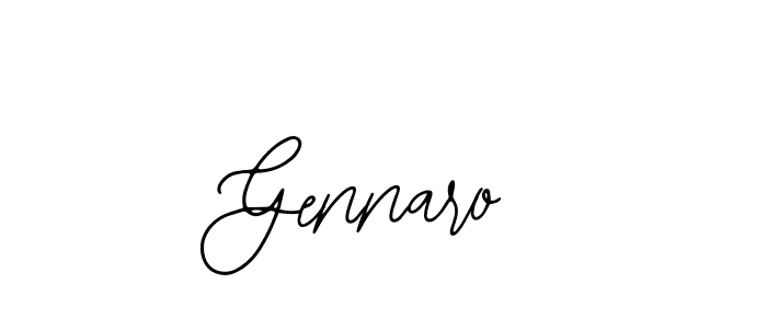 Design your own signature with our free online signature maker. With this signature software, you can create a handwritten (Bearetta-2O07w) signature for name Gennaro. Gennaro signature style 12 images and pictures png