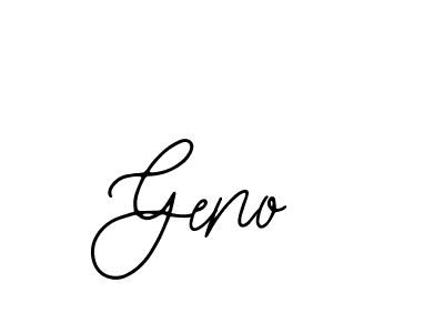 How to make Geno name signature. Use Bearetta-2O07w style for creating short signs online. This is the latest handwritten sign. Geno signature style 12 images and pictures png