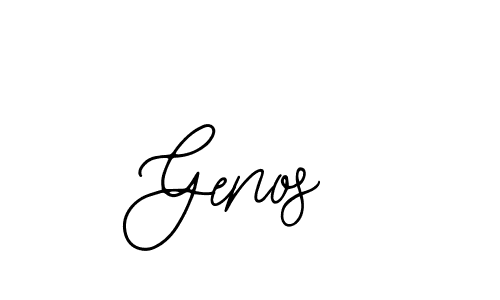 Best and Professional Signature Style for Genos. Bearetta-2O07w Best Signature Style Collection. Genos signature style 12 images and pictures png