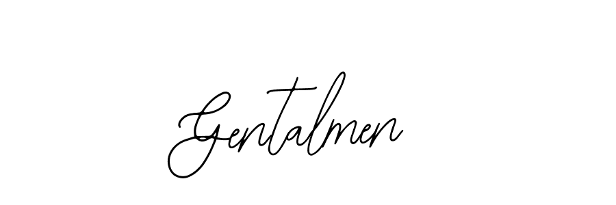 You should practise on your own different ways (Bearetta-2O07w) to write your name (Gentalmen) in signature. don't let someone else do it for you. Gentalmen signature style 12 images and pictures png