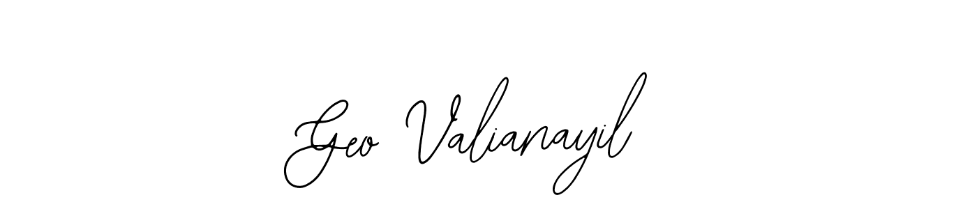 You should practise on your own different ways (Bearetta-2O07w) to write your name (Geo Valianayil) in signature. don't let someone else do it for you. Geo Valianayil signature style 12 images and pictures png