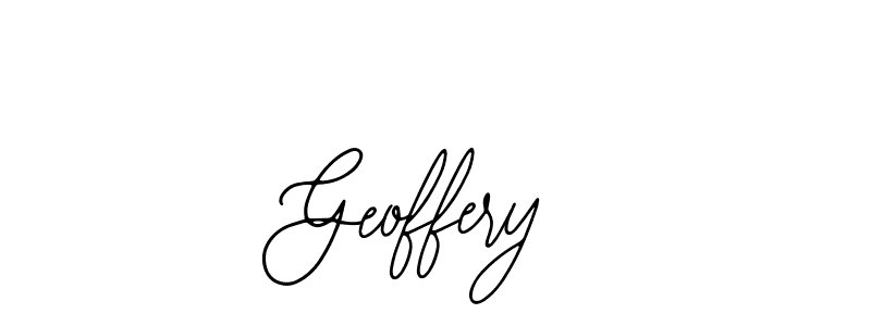 Make a beautiful signature design for name Geoffery. With this signature (Bearetta-2O07w) style, you can create a handwritten signature for free. Geoffery signature style 12 images and pictures png