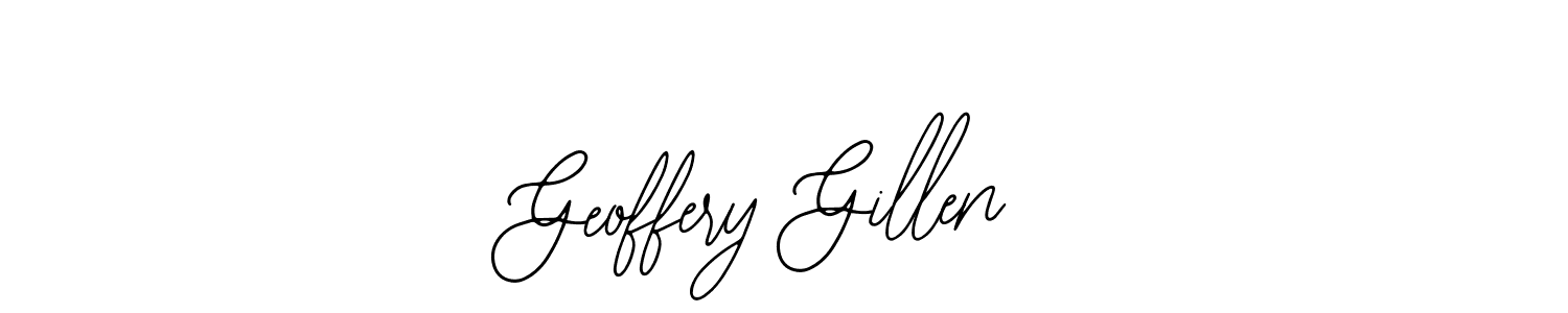 Make a short Geoffery Gillen signature style. Manage your documents anywhere anytime using Bearetta-2O07w. Create and add eSignatures, submit forms, share and send files easily. Geoffery Gillen signature style 12 images and pictures png