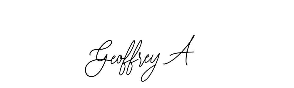 Also we have Geoffrey A name is the best signature style. Create professional handwritten signature collection using Bearetta-2O07w autograph style. Geoffrey A signature style 12 images and pictures png