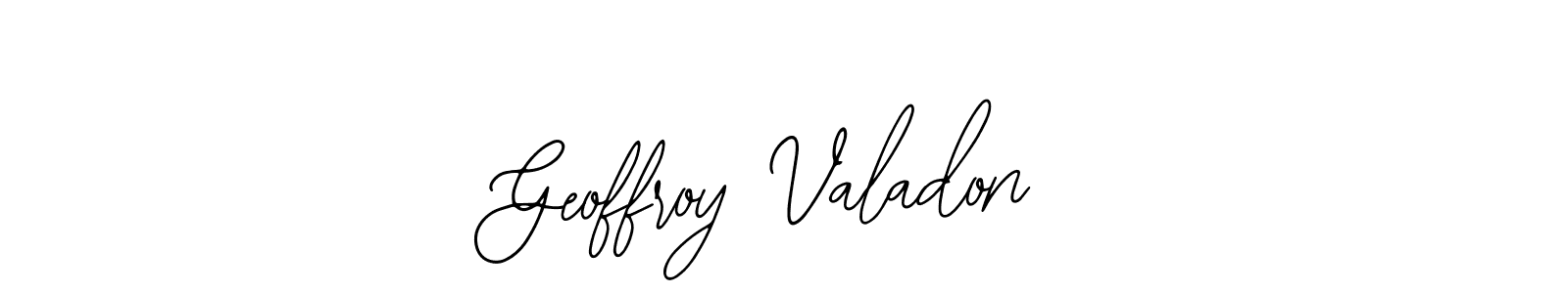 Also You can easily find your signature by using the search form. We will create Geoffroy Valadon name handwritten signature images for you free of cost using Bearetta-2O07w sign style. Geoffroy Valadon signature style 12 images and pictures png