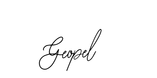 Once you've used our free online signature maker to create your best signature Bearetta-2O07w style, it's time to enjoy all of the benefits that Geopel name signing documents. Geopel signature style 12 images and pictures png