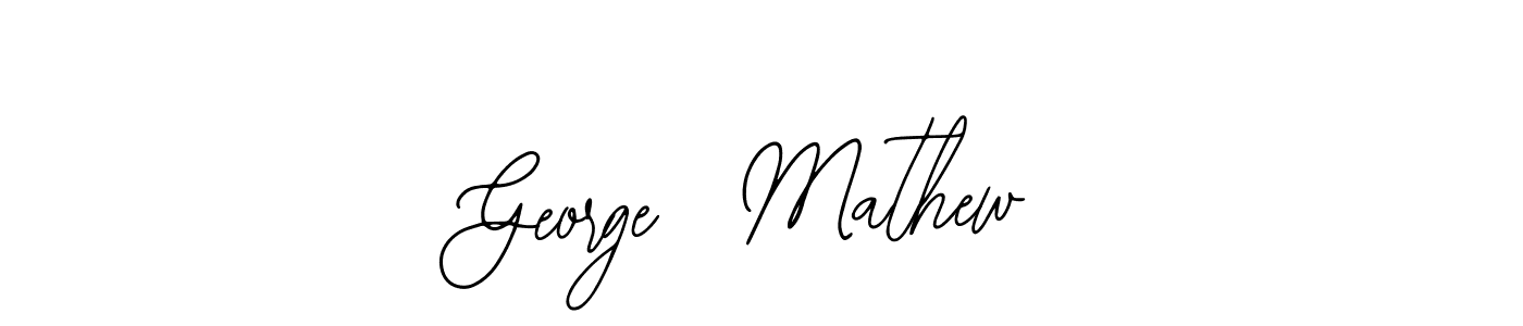 Also You can easily find your signature by using the search form. We will create George  Mathew name handwritten signature images for you free of cost using Bearetta-2O07w sign style. George  Mathew signature style 12 images and pictures png