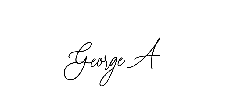 Bearetta-2O07w is a professional signature style that is perfect for those who want to add a touch of class to their signature. It is also a great choice for those who want to make their signature more unique. Get George A name to fancy signature for free. George A signature style 12 images and pictures png