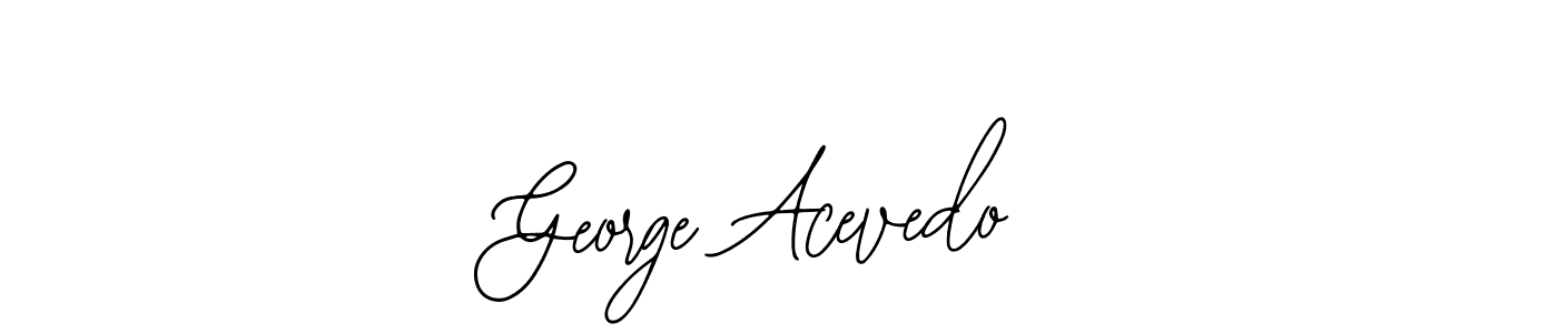How to make George Acevedo signature? Bearetta-2O07w is a professional autograph style. Create handwritten signature for George Acevedo name. George Acevedo signature style 12 images and pictures png
