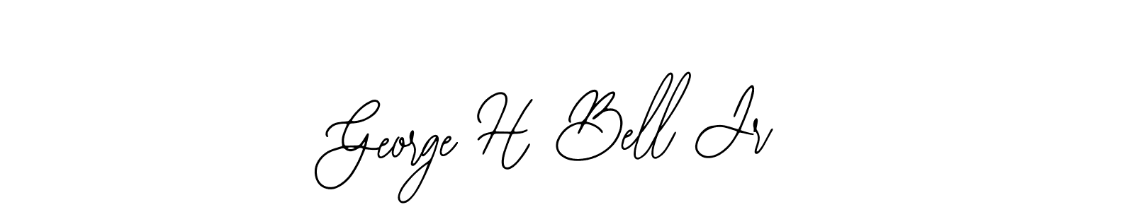 Design your own signature with our free online signature maker. With this signature software, you can create a handwritten (Bearetta-2O07w) signature for name George H Bell Jr. George H Bell Jr signature style 12 images and pictures png