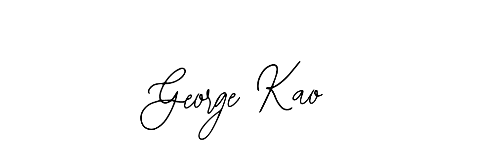 Also You can easily find your signature by using the search form. We will create George Kao name handwritten signature images for you free of cost using Bearetta-2O07w sign style. George Kao signature style 12 images and pictures png