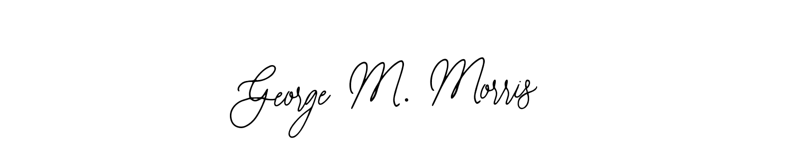 Design your own signature with our free online signature maker. With this signature software, you can create a handwritten (Bearetta-2O07w) signature for name George M. Morris. George M. Morris signature style 12 images and pictures png