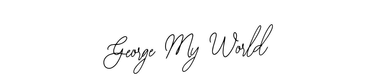 You can use this online signature creator to create a handwritten signature for the name George My World. This is the best online autograph maker. George My World signature style 12 images and pictures png