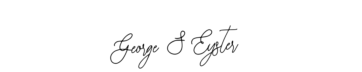 Use a signature maker to create a handwritten signature online. With this signature software, you can design (Bearetta-2O07w) your own signature for name George S Eyster. George S Eyster signature style 12 images and pictures png