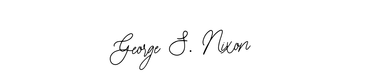 Also we have George S. Nixon name is the best signature style. Create professional handwritten signature collection using Bearetta-2O07w autograph style. George S. Nixon signature style 12 images and pictures png