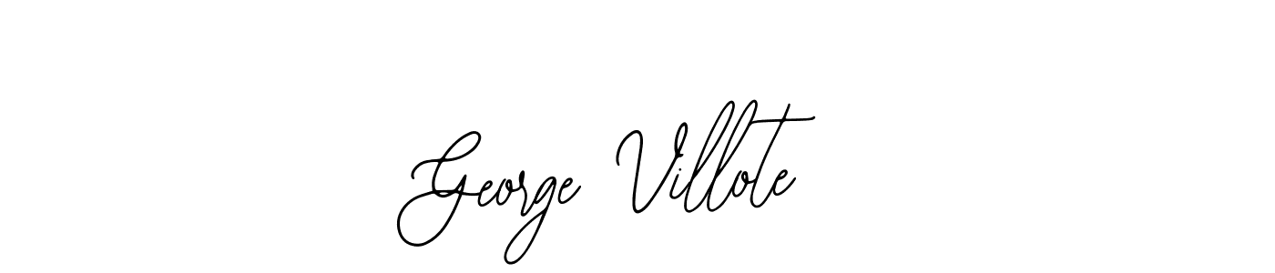 Bearetta-2O07w is a professional signature style that is perfect for those who want to add a touch of class to their signature. It is also a great choice for those who want to make their signature more unique. Get George Villote name to fancy signature for free. George Villote signature style 12 images and pictures png