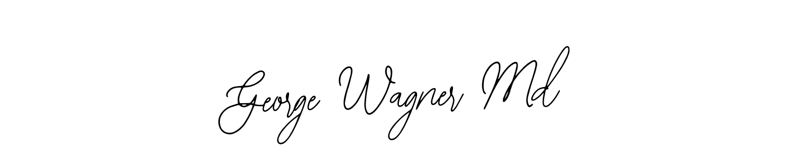You should practise on your own different ways (Bearetta-2O07w) to write your name (George Wagner Md) in signature. don't let someone else do it for you. George Wagner Md signature style 12 images and pictures png