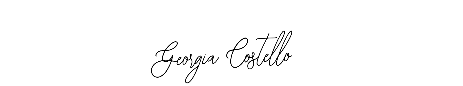 You should practise on your own different ways (Bearetta-2O07w) to write your name (Georgia Costello) in signature. don't let someone else do it for you. Georgia Costello signature style 12 images and pictures png