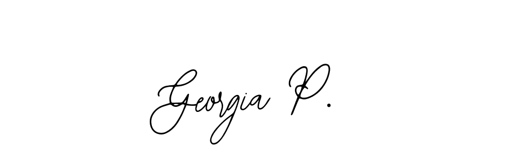 Create a beautiful signature design for name Georgia P.. With this signature (Bearetta-2O07w) fonts, you can make a handwritten signature for free. Georgia P. signature style 12 images and pictures png