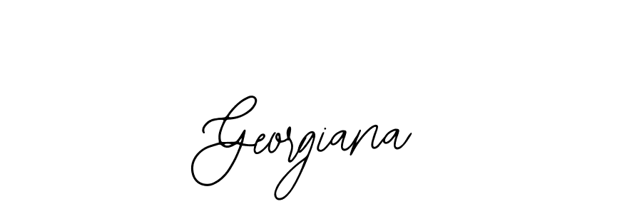 How to make Georgiana signature? Bearetta-2O07w is a professional autograph style. Create handwritten signature for Georgiana name. Georgiana signature style 12 images and pictures png