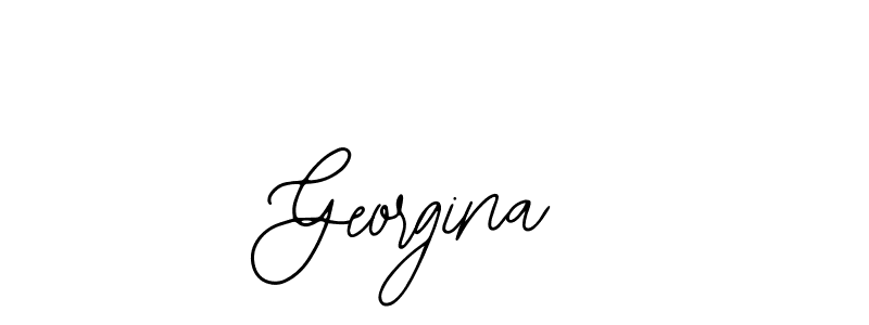 Make a beautiful signature design for name Georgina. With this signature (Bearetta-2O07w) style, you can create a handwritten signature for free. Georgina signature style 12 images and pictures png