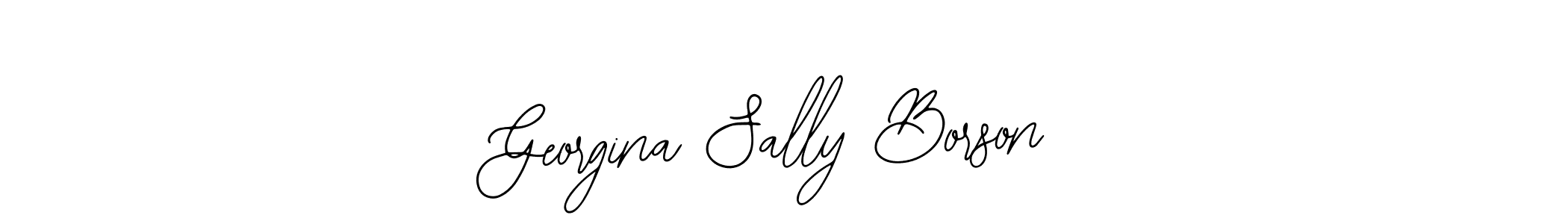 Make a short Georgina Sally Borson signature style. Manage your documents anywhere anytime using Bearetta-2O07w. Create and add eSignatures, submit forms, share and send files easily. Georgina Sally Borson signature style 12 images and pictures png