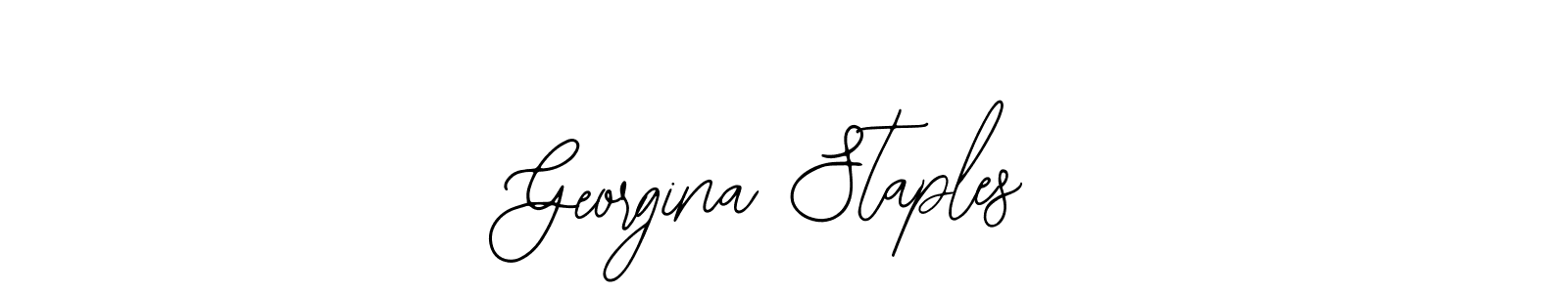 Design your own signature with our free online signature maker. With this signature software, you can create a handwritten (Bearetta-2O07w) signature for name Georgina Staples. Georgina Staples signature style 12 images and pictures png