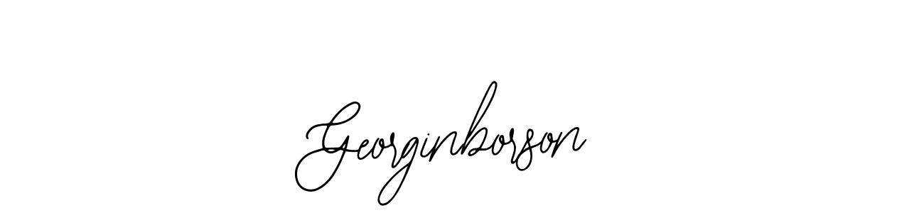 Also we have Georginborson name is the best signature style. Create professional handwritten signature collection using Bearetta-2O07w autograph style. Georginborson signature style 12 images and pictures png