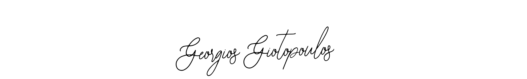 Make a short Georgios Giotopoulos signature style. Manage your documents anywhere anytime using Bearetta-2O07w. Create and add eSignatures, submit forms, share and send files easily. Georgios Giotopoulos signature style 12 images and pictures png