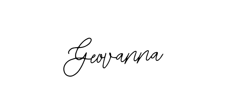 Geovanna stylish signature style. Best Handwritten Sign (Bearetta-2O07w) for my name. Handwritten Signature Collection Ideas for my name Geovanna. Geovanna signature style 12 images and pictures png