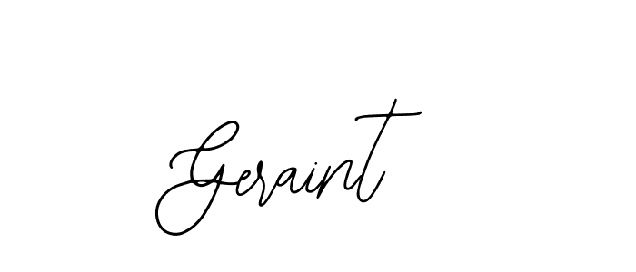 Create a beautiful signature design for name Geraint. With this signature (Bearetta-2O07w) fonts, you can make a handwritten signature for free. Geraint signature style 12 images and pictures png