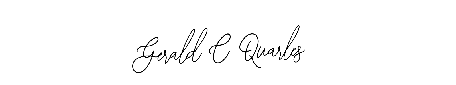 The best way (Bearetta-2O07w) to make a short signature is to pick only two or three words in your name. The name Gerald C Quarles include a total of six letters. For converting this name. Gerald C Quarles signature style 12 images and pictures png