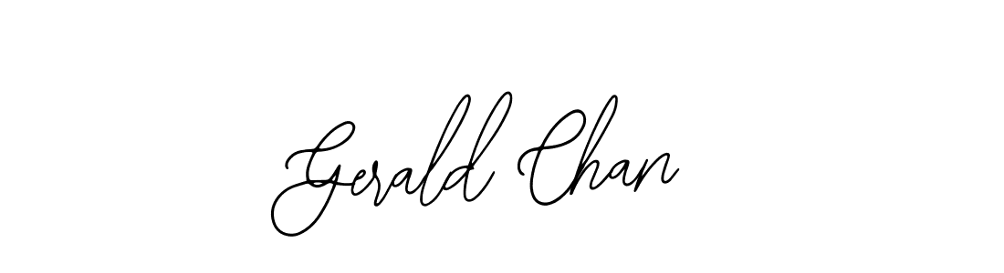 It looks lik you need a new signature style for name Gerald Chan. Design unique handwritten (Bearetta-2O07w) signature with our free signature maker in just a few clicks. Gerald Chan signature style 12 images and pictures png