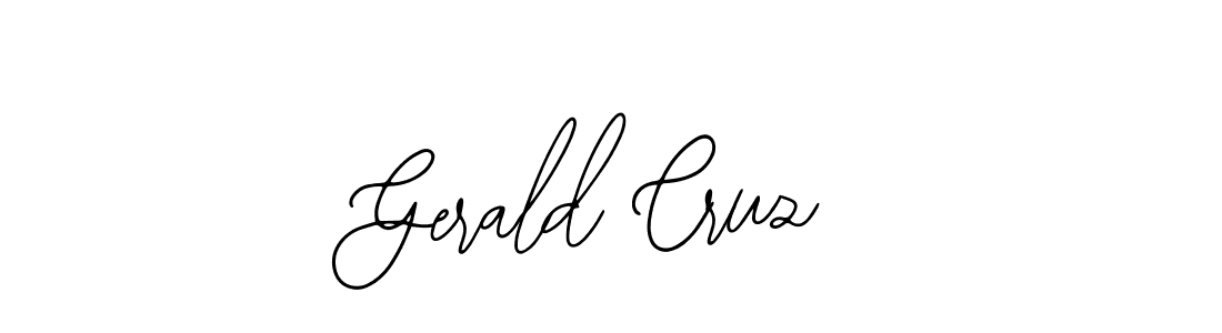 if you are searching for the best signature style for your name Gerald Cruz. so please give up your signature search. here we have designed multiple signature styles  using Bearetta-2O07w. Gerald Cruz signature style 12 images and pictures png