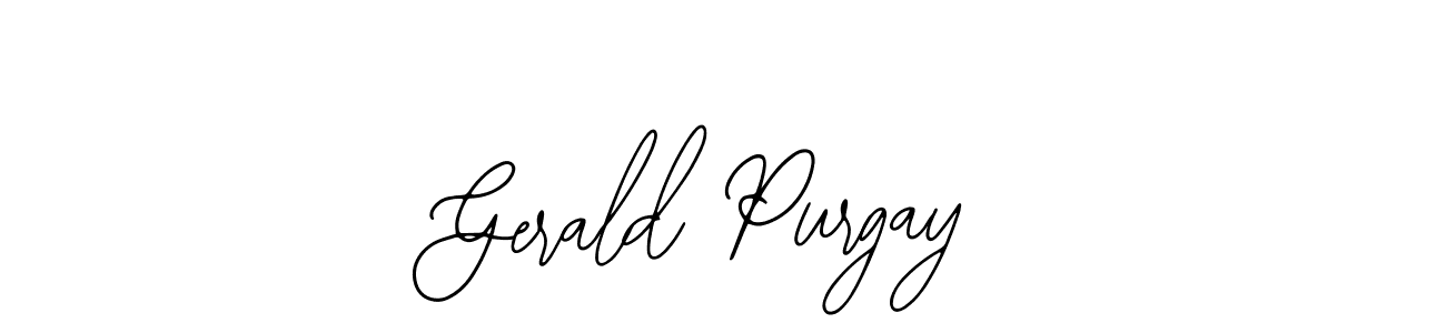 Make a beautiful signature design for name Gerald Purgay. With this signature (Bearetta-2O07w) style, you can create a handwritten signature for free. Gerald Purgay signature style 12 images and pictures png