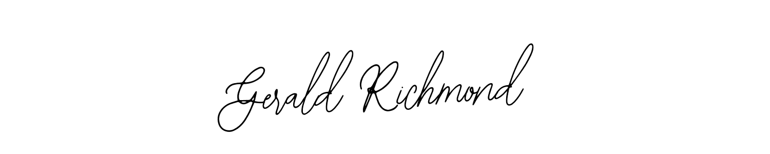 Gerald Richmond stylish signature style. Best Handwritten Sign (Bearetta-2O07w) for my name. Handwritten Signature Collection Ideas for my name Gerald Richmond. Gerald Richmond signature style 12 images and pictures png