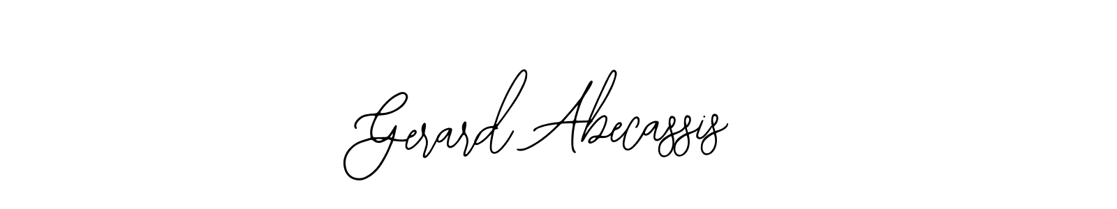 How to make Gerard Abecassis signature? Bearetta-2O07w is a professional autograph style. Create handwritten signature for Gerard Abecassis name. Gerard Abecassis signature style 12 images and pictures png