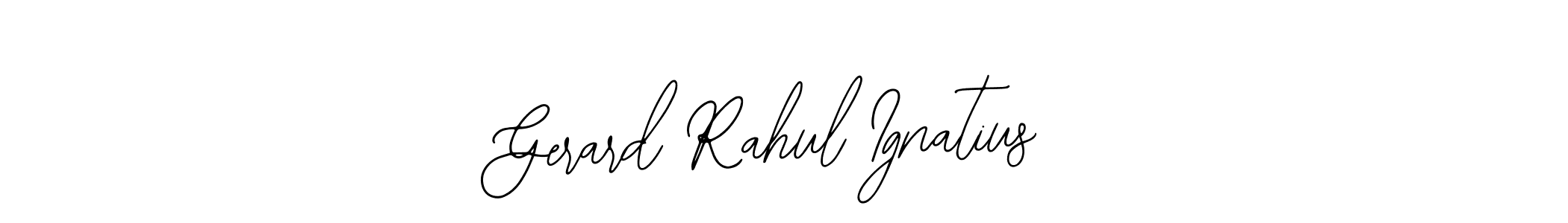 Create a beautiful signature design for name Gerard Rahul Ignatius. With this signature (Bearetta-2O07w) fonts, you can make a handwritten signature for free. Gerard Rahul Ignatius signature style 12 images and pictures png