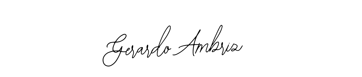 Make a beautiful signature design for name Gerardo Ambriz. Use this online signature maker to create a handwritten signature for free. Gerardo Ambriz signature style 12 images and pictures png