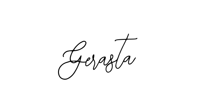 Also we have Gerasta name is the best signature style. Create professional handwritten signature collection using Bearetta-2O07w autograph style. Gerasta signature style 12 images and pictures png