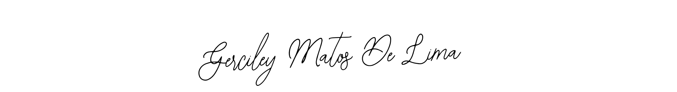 How to Draw Gerciley Matos De Lima signature style? Bearetta-2O07w is a latest design signature styles for name Gerciley Matos De Lima. Gerciley Matos De Lima signature style 12 images and pictures png